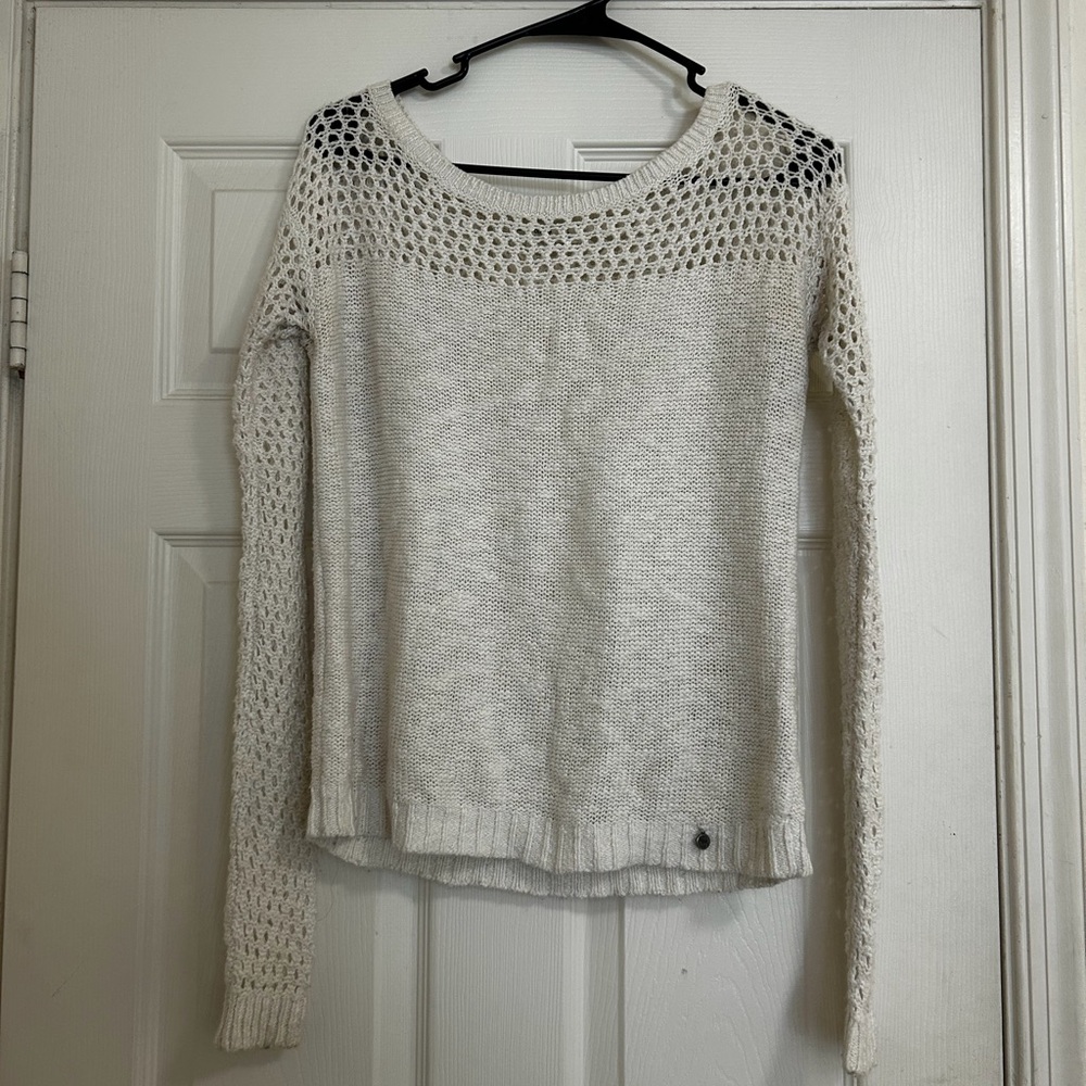 abercrombie kids white sweater